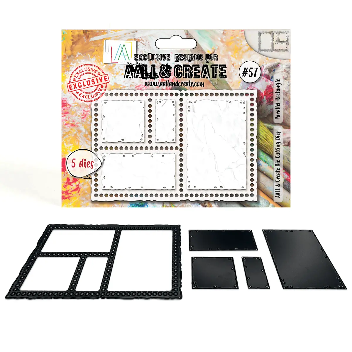 Aall And Create - Die-Cutting Die Set - Parallel Rectangle 1