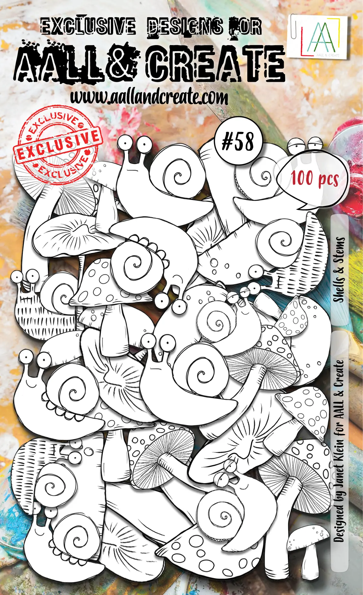 Aall And Create Ephemera Die-Cuts - Shells & Stems 1