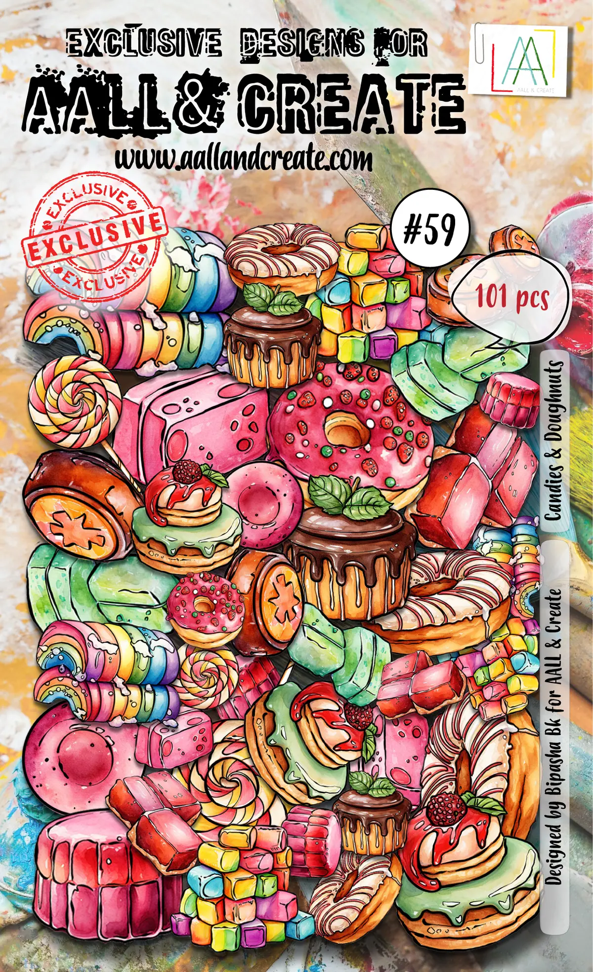 Aall And Create Ephemera Die-Cuts - Candies & Doughnuts 1
