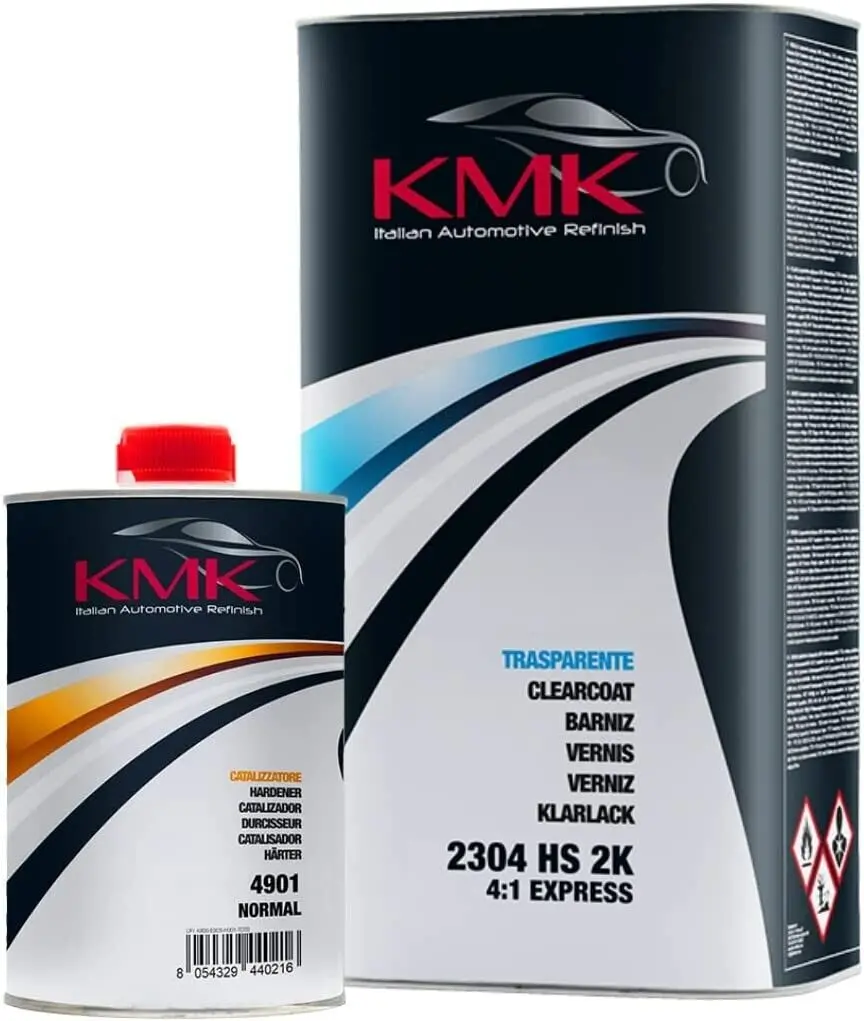 Kmk 4:1 Express Acrylic Automotive Clearcoat & Hardener 1