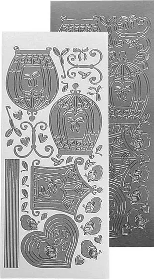 Lecrea Design Sticker Silver 1