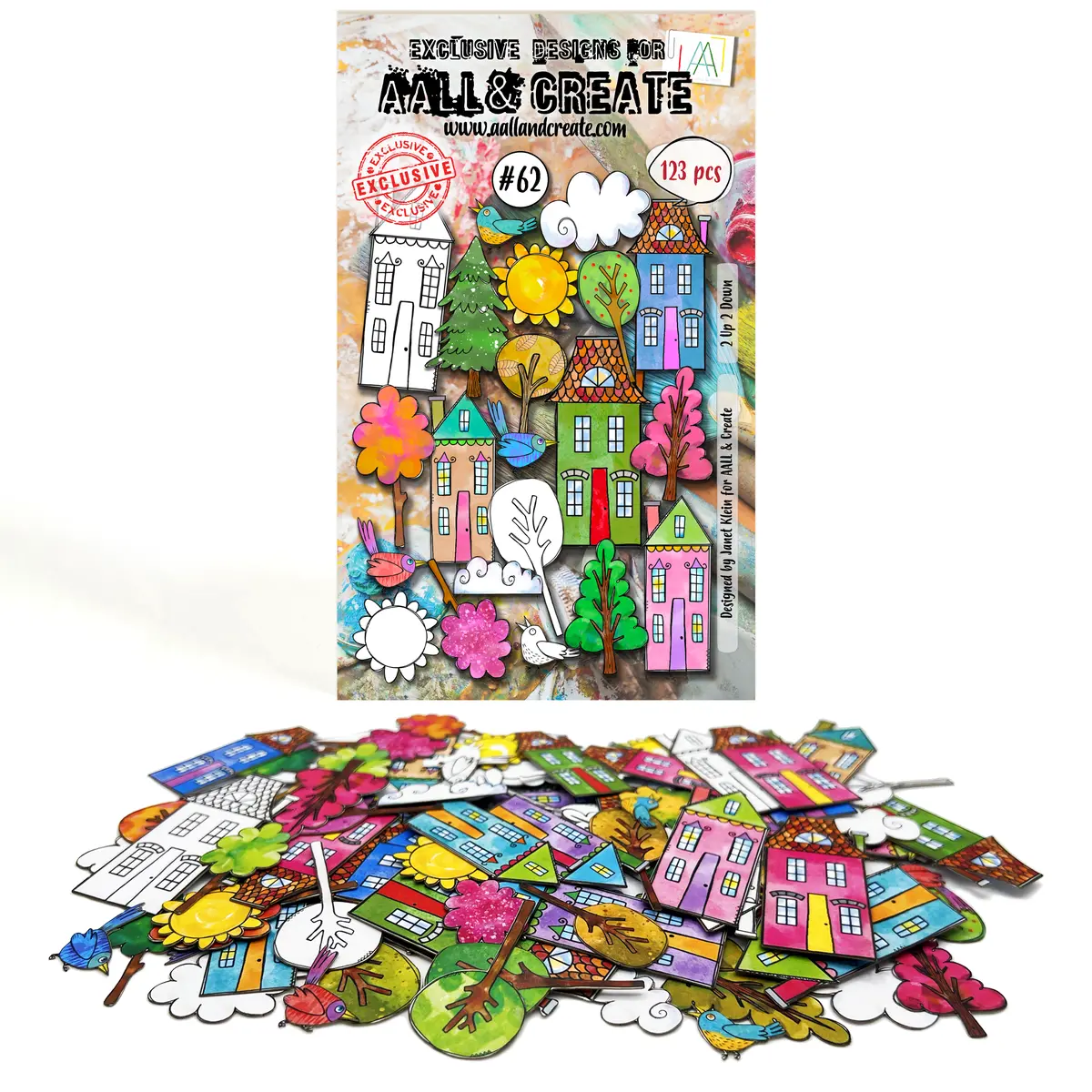 Aall And Create - Ephemera Die-Cuts - 2 Up 2 Down 1