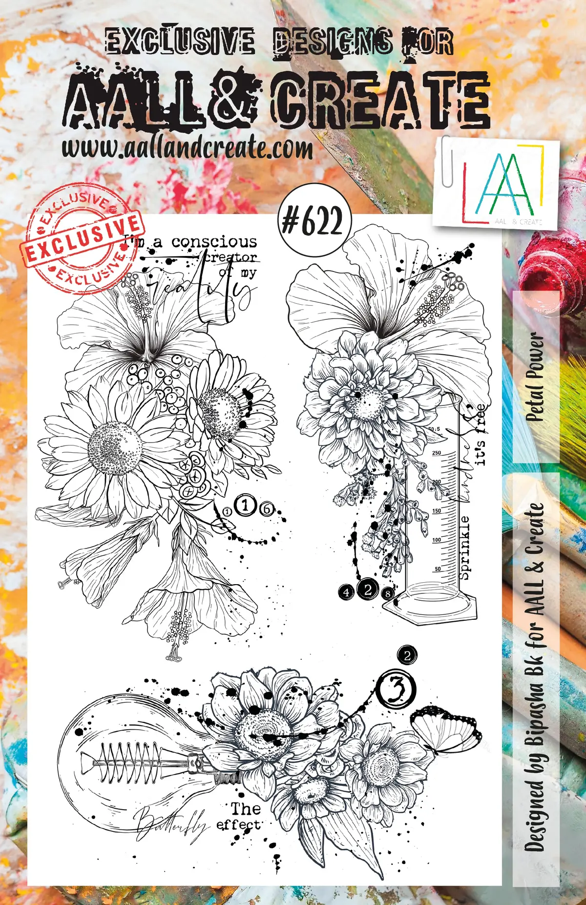 Aall And Create Stamp Set - 622 - Petal Power 1
