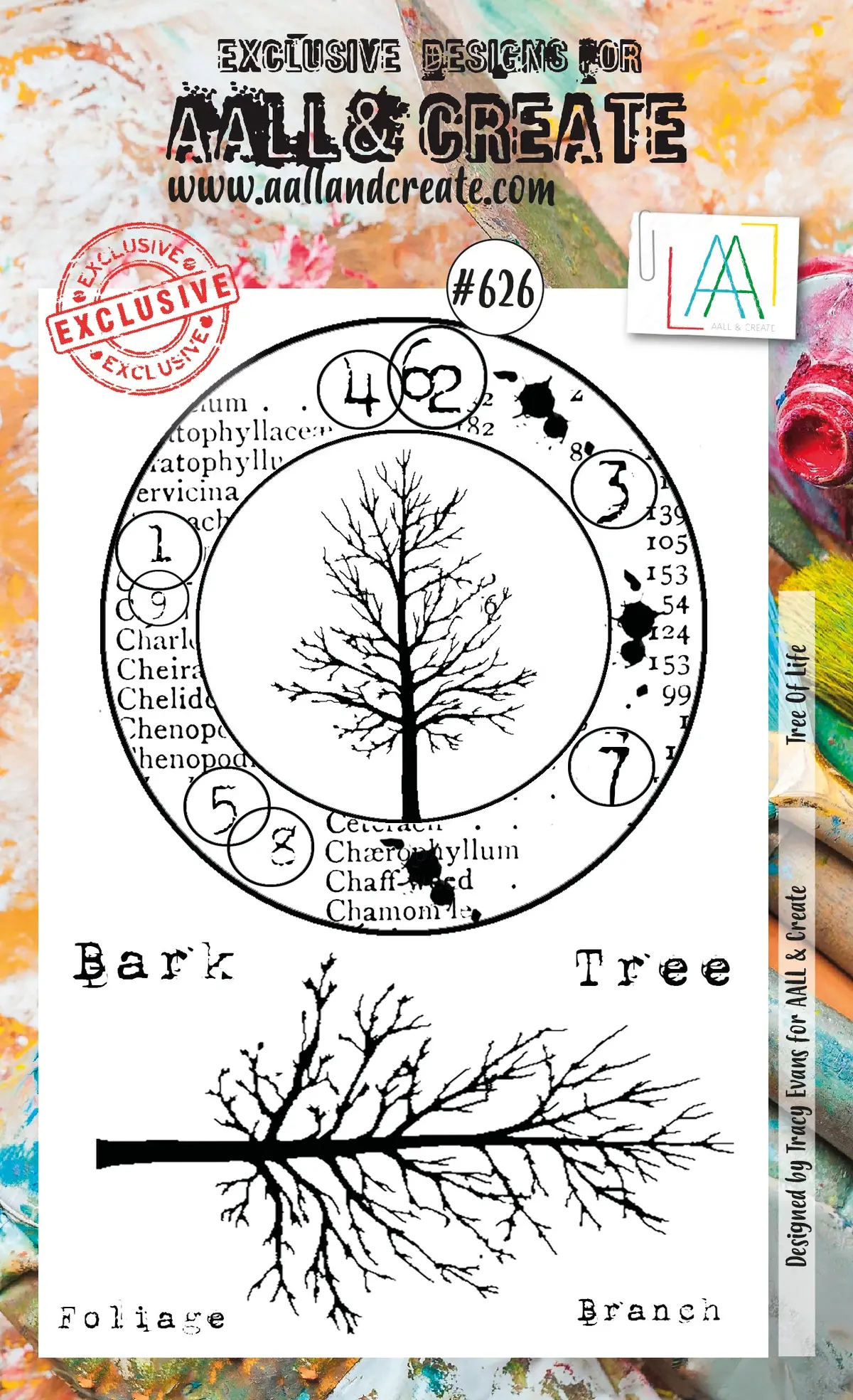 Aall And Create Stamp Set - 626 - Tree Of Life 1