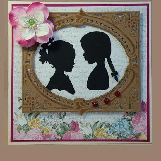 Marianne Design: Creatables Dies - Silhouette Girl With Braids 2