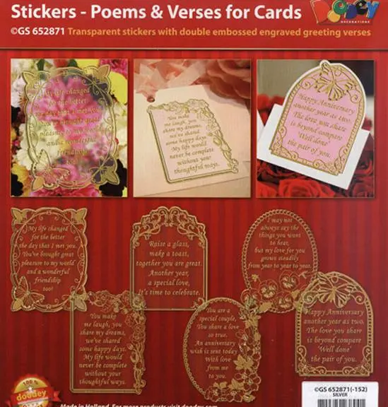 Heartfelt Poems And Verses - Gold/Silver 1