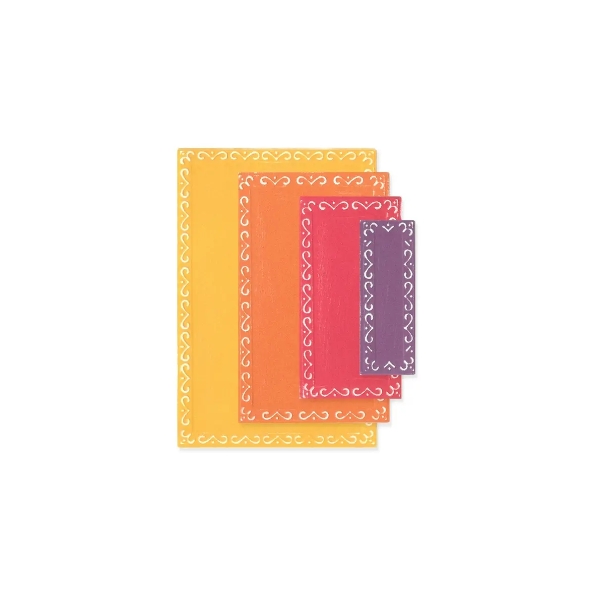 Sizzix Framelits Die Set 9Pk Fanciful Framelits Renee Deco Rectangles By Stacey 2