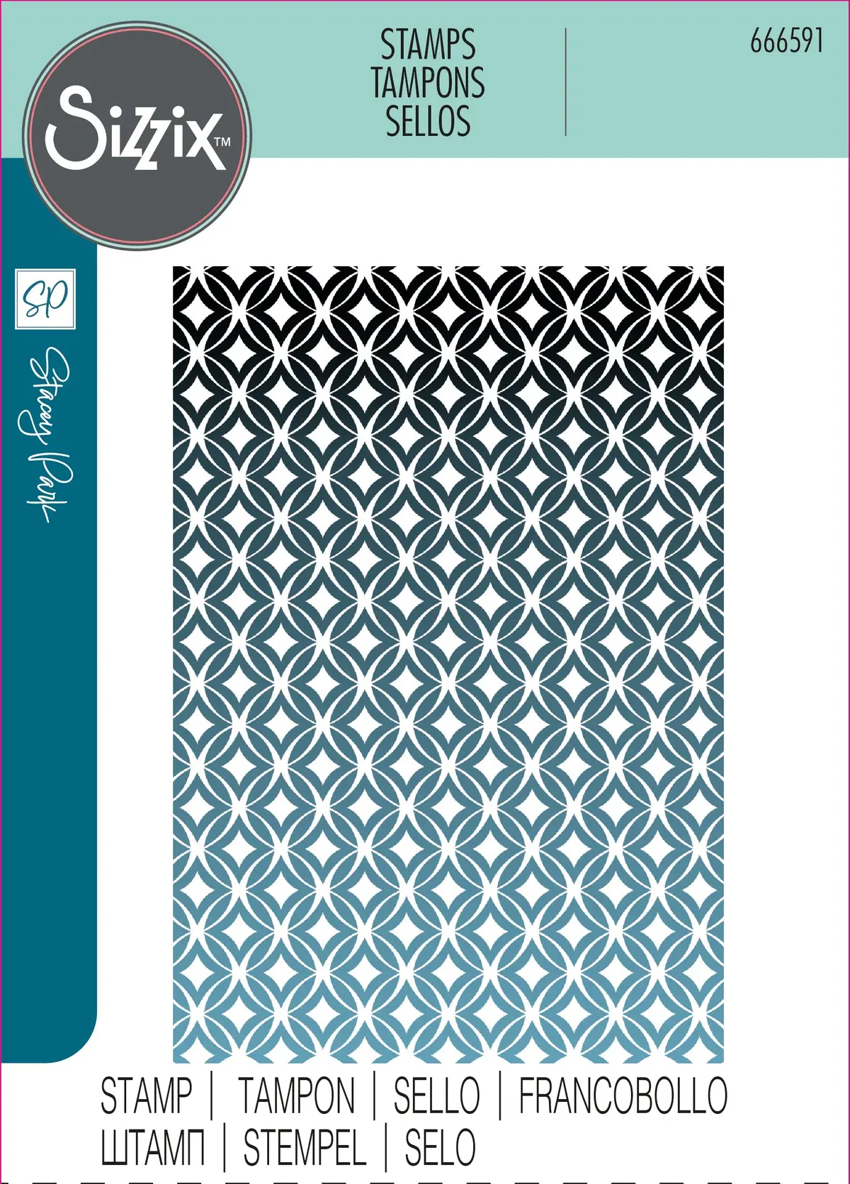 Sizzix Clear Stamp Set Cosmopolitan, Uptown By Stacey Park 1