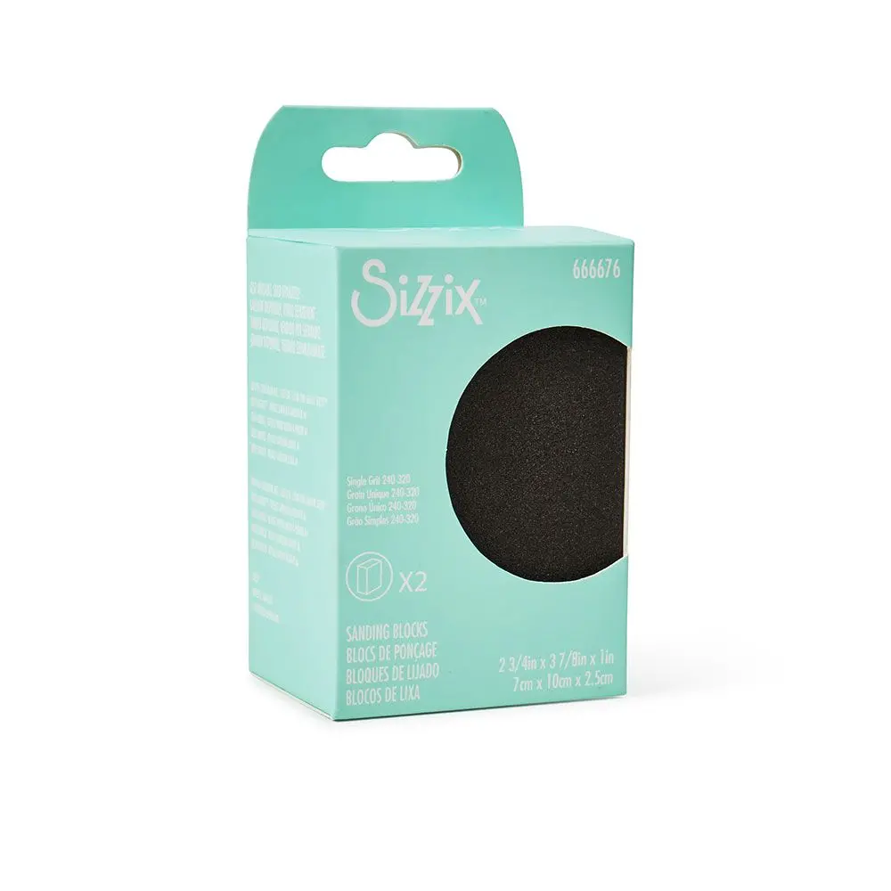 Sizzix Making Essentials Sanding Blocks, 2 3/4" X 3 7/8" X 1”, 2Pk 1