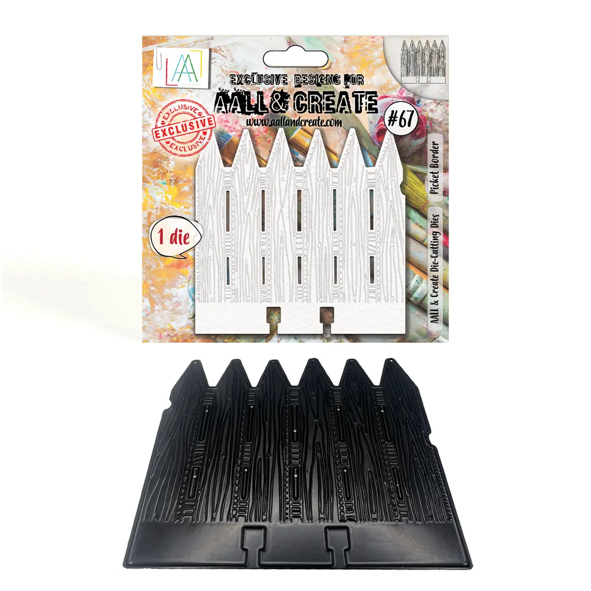Aall And Create - Die-Cutting Die Set - Picket Border 1