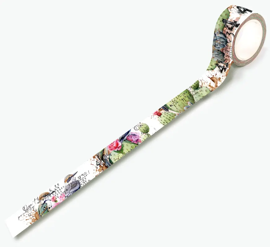 Aall And Create #69 - Washi Tape - Prickly Blooms 1