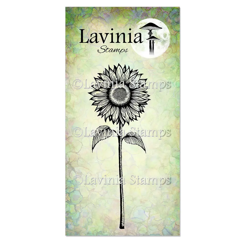 Lavinia Stamps - Open Sunflower Stamp 1