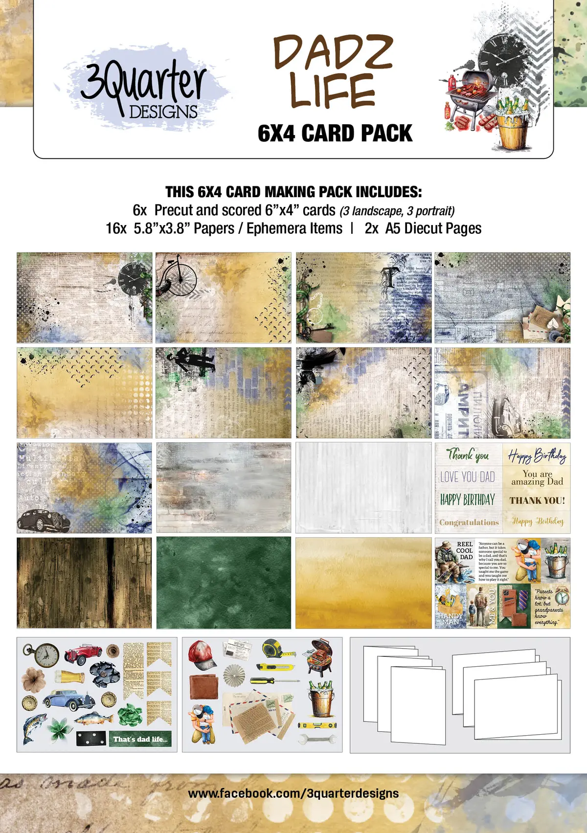 Dadz Life 6X4 Card Pack 1