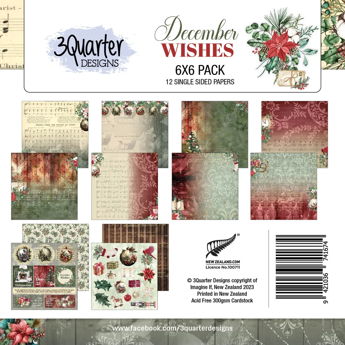 December Wishes 6X6 Pack 1