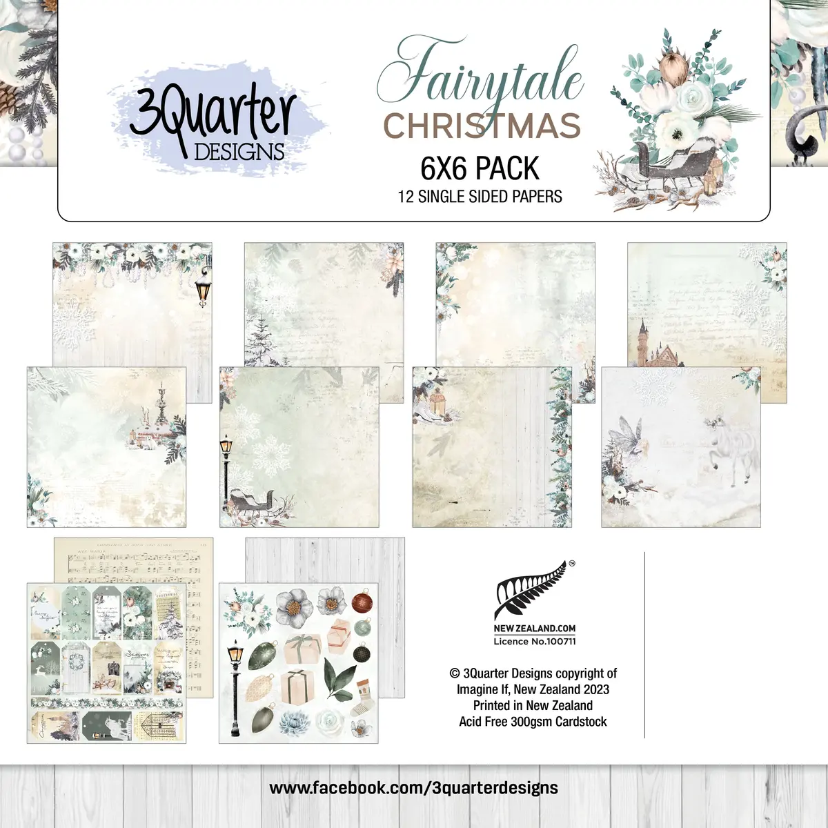 Fairytale Christmas 6X6 Pack 1