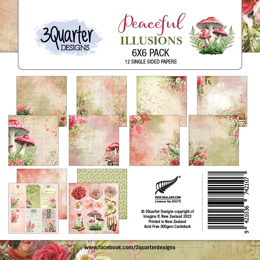 Peaceful Illusions 6X6 Pack 1