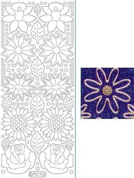 Deco Stickers - Flowers 1
