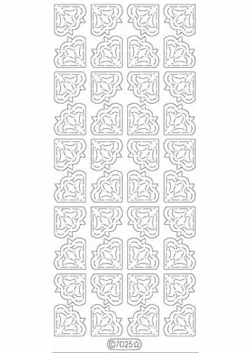 Deco Stickers -  Flower Corners 1