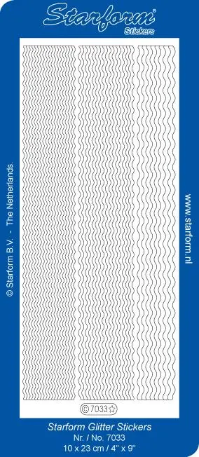 Deco Stickers - Wavy Lines Borders 1