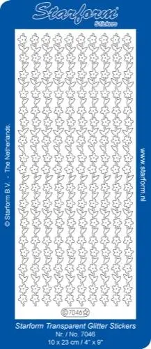 Deco Stickers - Flower & Leaf Border 1