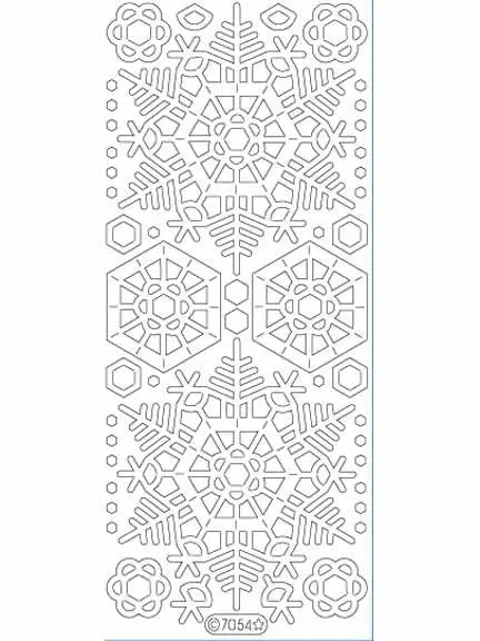 Deco Stickers - Large Snowflakes 1
