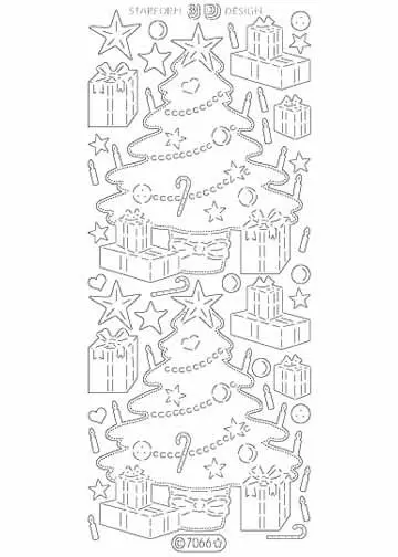 Deco Stickers -  Christmas Tree 1