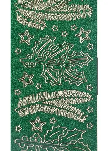 Deco Stickers - Pine/Holly Branches 1
