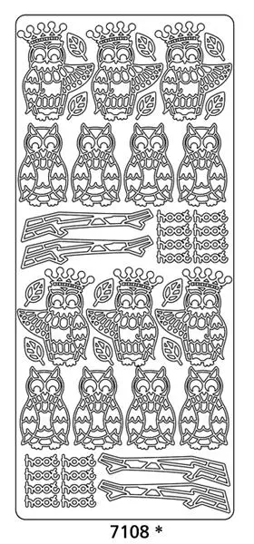 Peel Off Sticker -Hoot Hoot Owl 2014 1