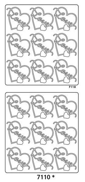 Peel Off Sticker -Seals Love 1
