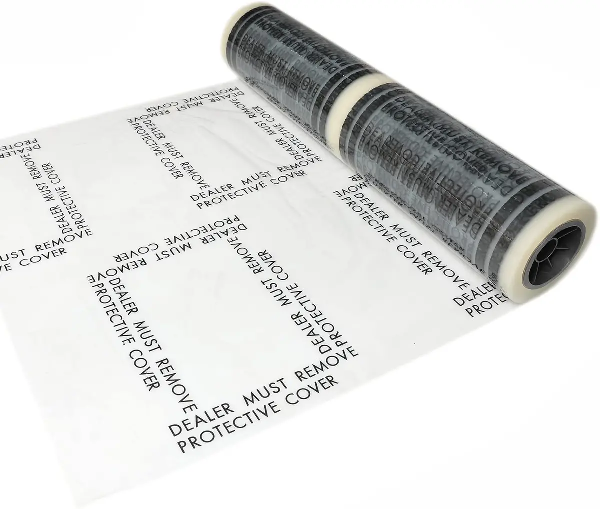 Self-Adhering Carpet Protective Film, 21 In W X 100 Ft L, 3 Mil Thick, Clear Plastic 1