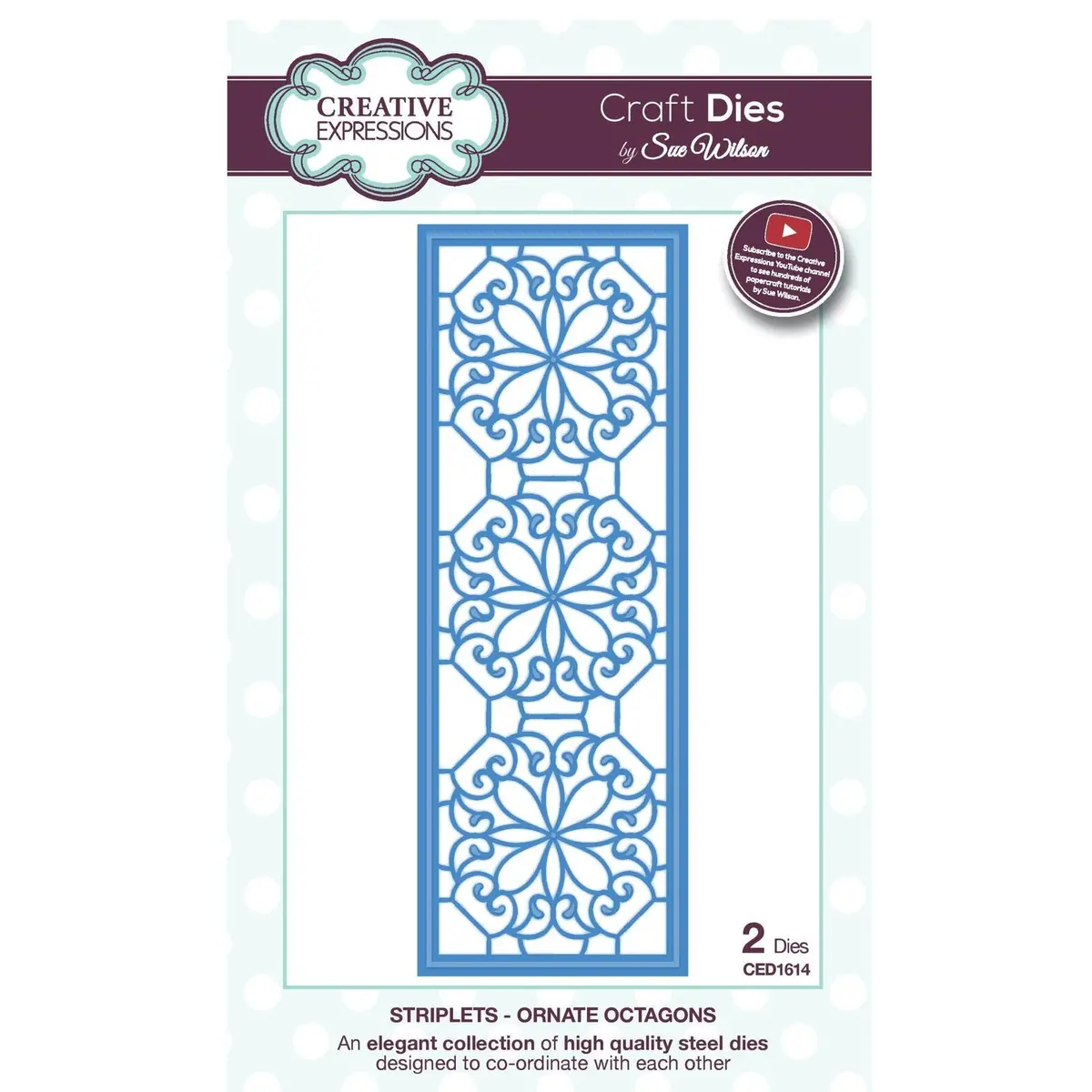 Sue Wilson Dies - Mini Striplet - Ornate Octagons 1