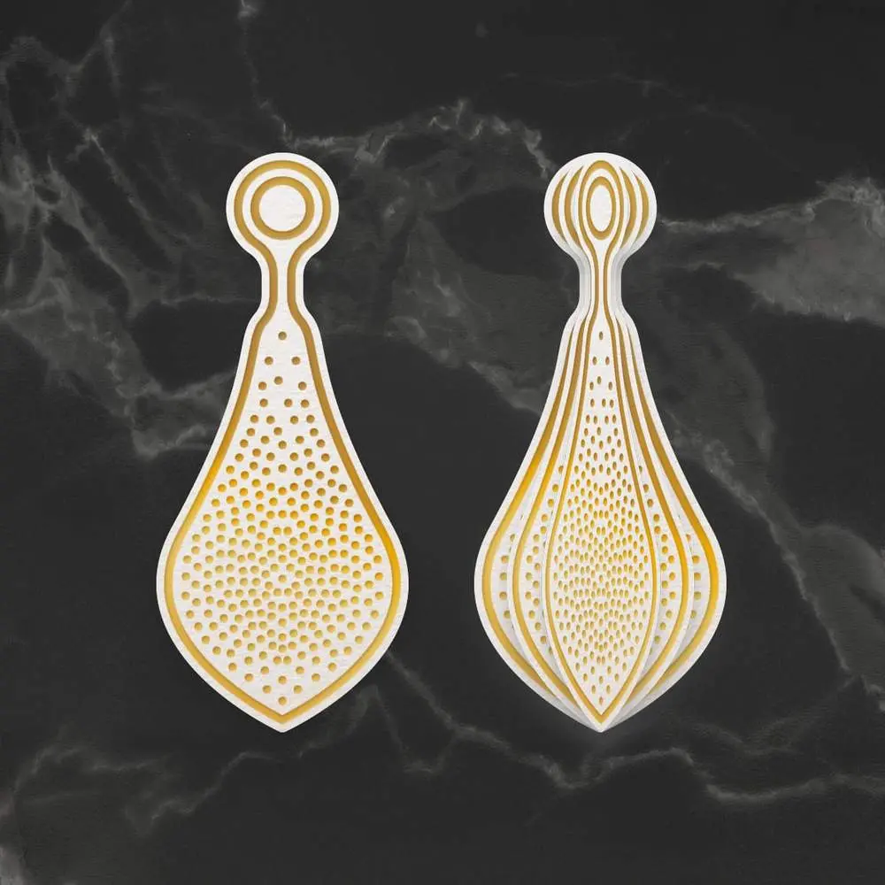 Cut, Foil And Emboss Die - Dimensional Decorations - Stippled Bauble 1