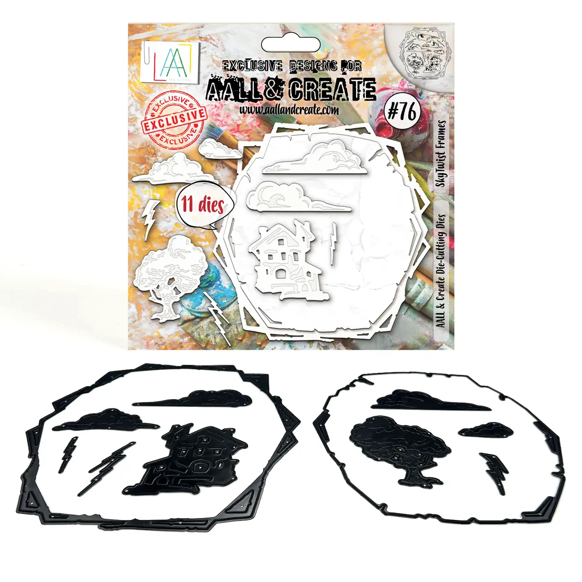Aall And Create - Die-Cutting Die Set - Skytwist Frames 1