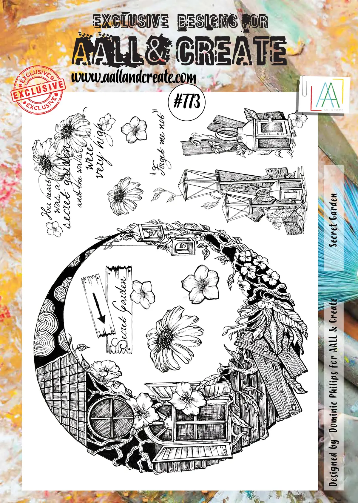 Aall And Create Stamp Set - 773 - Secret Garden 1
