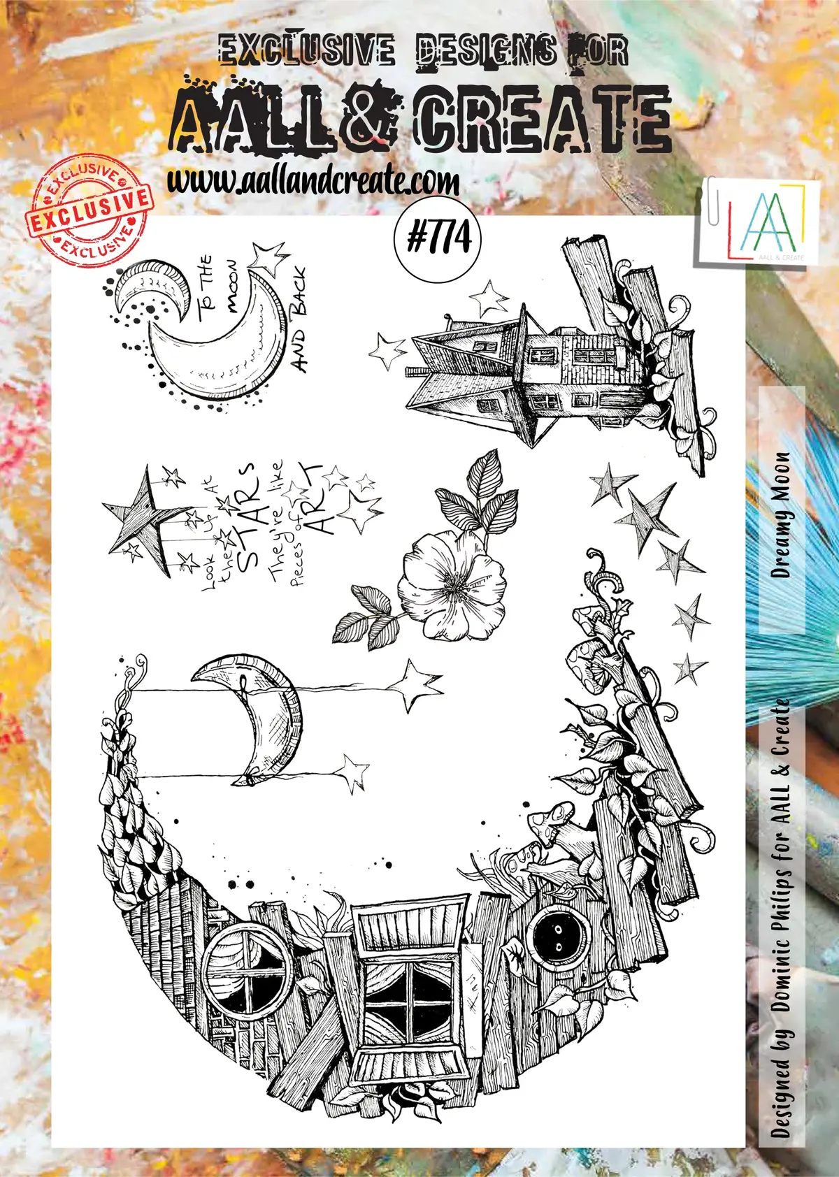 Aall And Create Stamp Set - 774 - Dreamy Moon 1