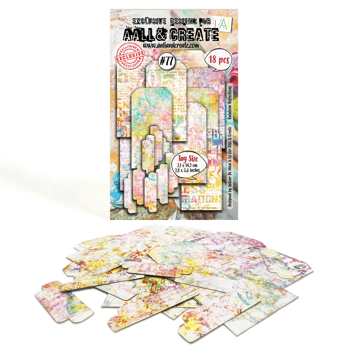 Aall And Create - Ephemera Die-Cuts - Rainbow Reflections 1