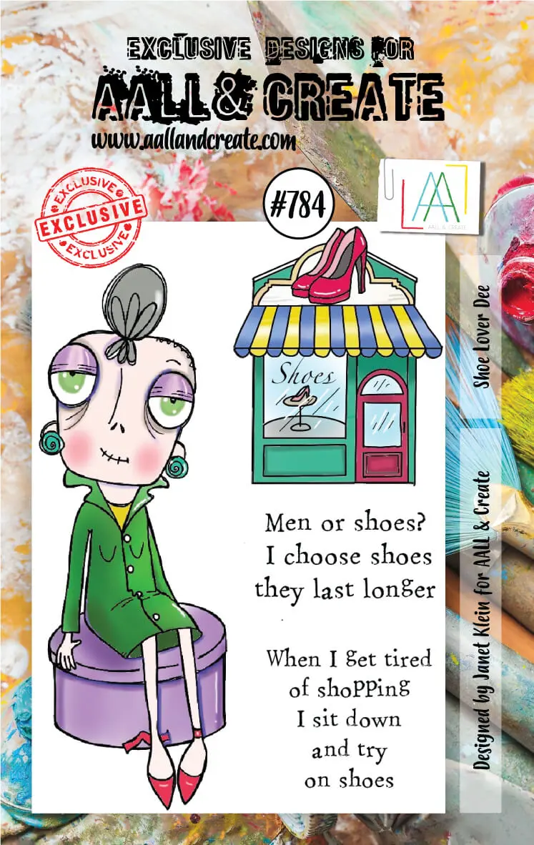 Aall And Create Stamp Set -784 - Shoe Lover Dee 1