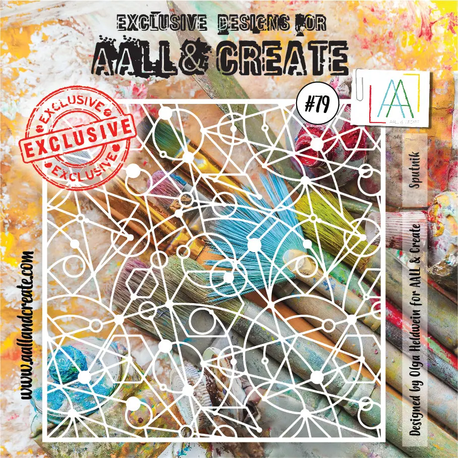 Aall And Create Stencil - 079 - Sputnik 1