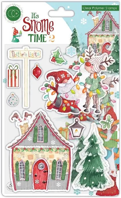 It's Snome Time 2 - 6X8 Stamp Set - Northern Lights 1