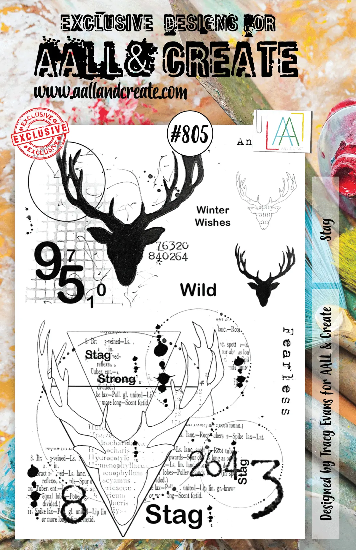 Aall And Create Stamp Set - 805 - Stag 1