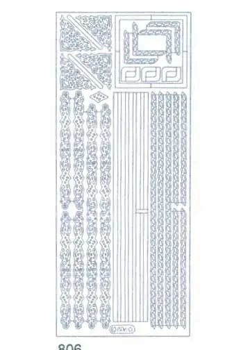 Deco Stickers - Borders & Corners 1