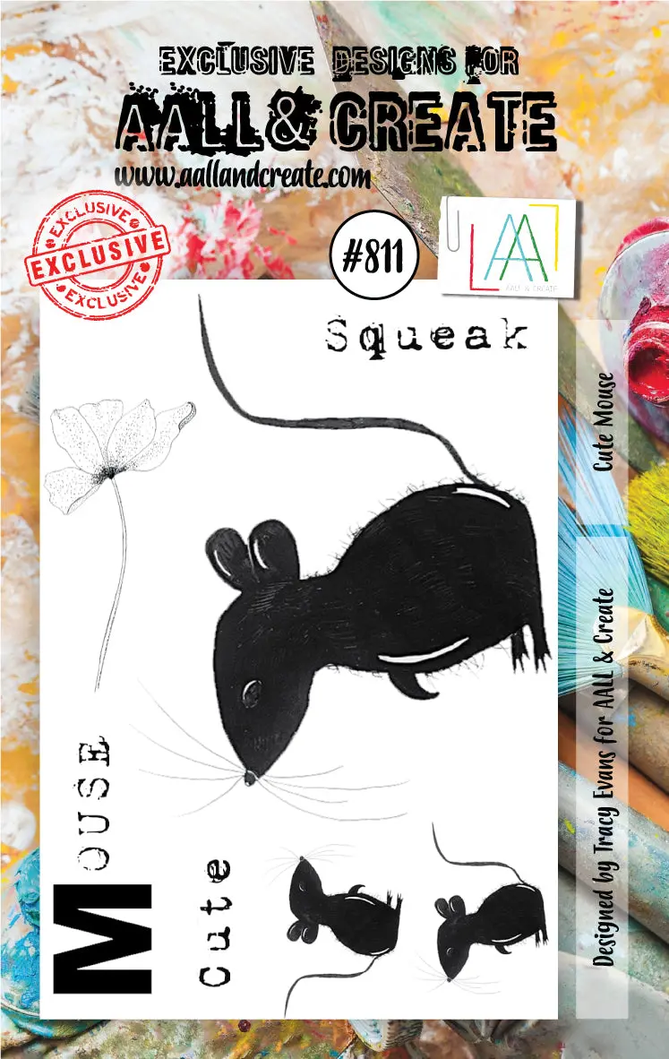Aall And Create Stamp Set - 811 - Cute Mouse 1
