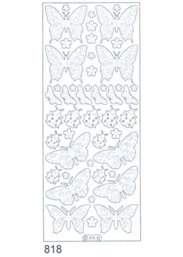 Deco Stickers - Butterflies/ Ladybugs 1