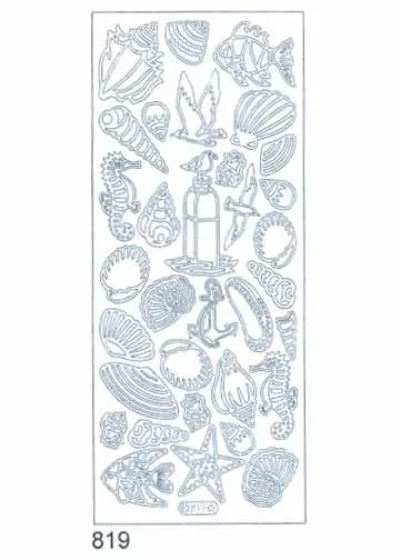 Deco Stickers - Sea Shells 1