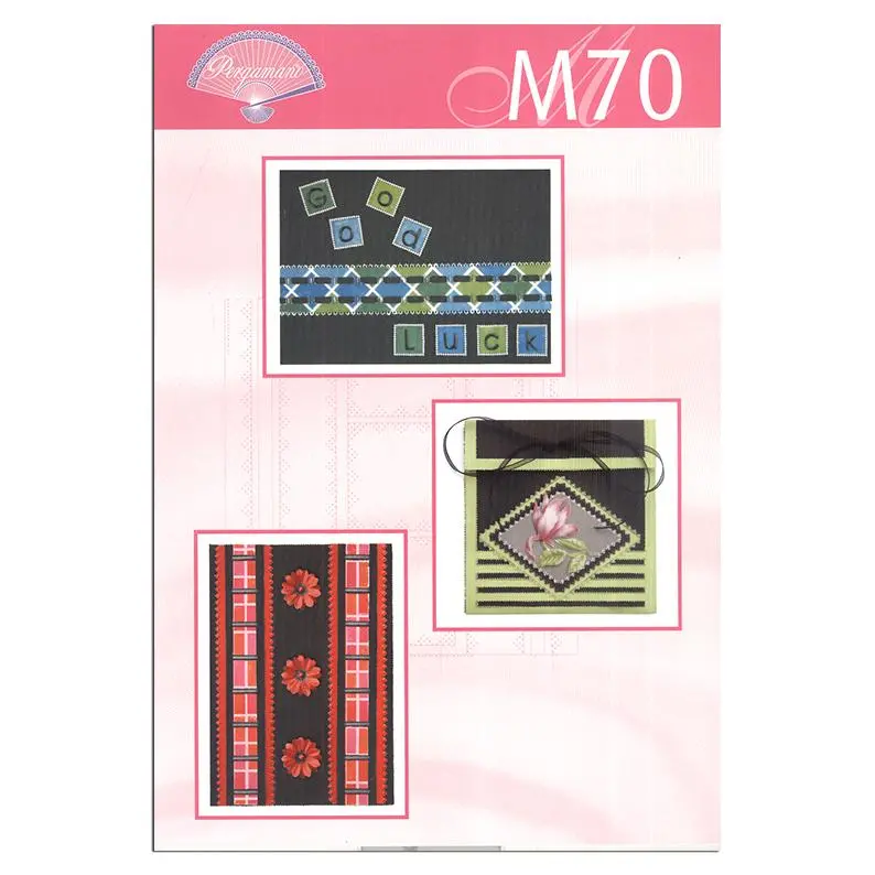 Pergamano Pattern Booklet M70 Colorful Black 1