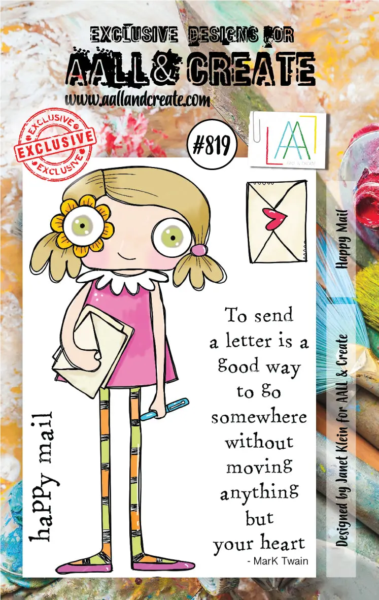 Aall And Create Stamp Set - 819 - Happy Mail 1