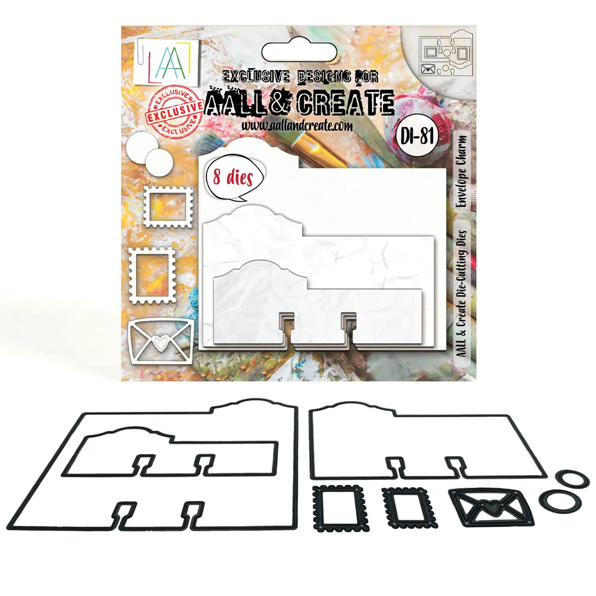 Aall And Create - Die-Cutting Die Set - Envelope Charm 1