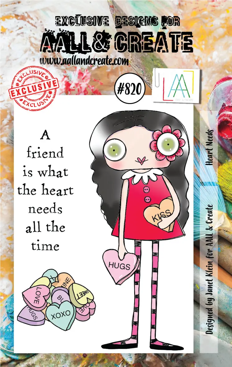 Aall And Create Stamp Set - 820 - Heart Needs 1