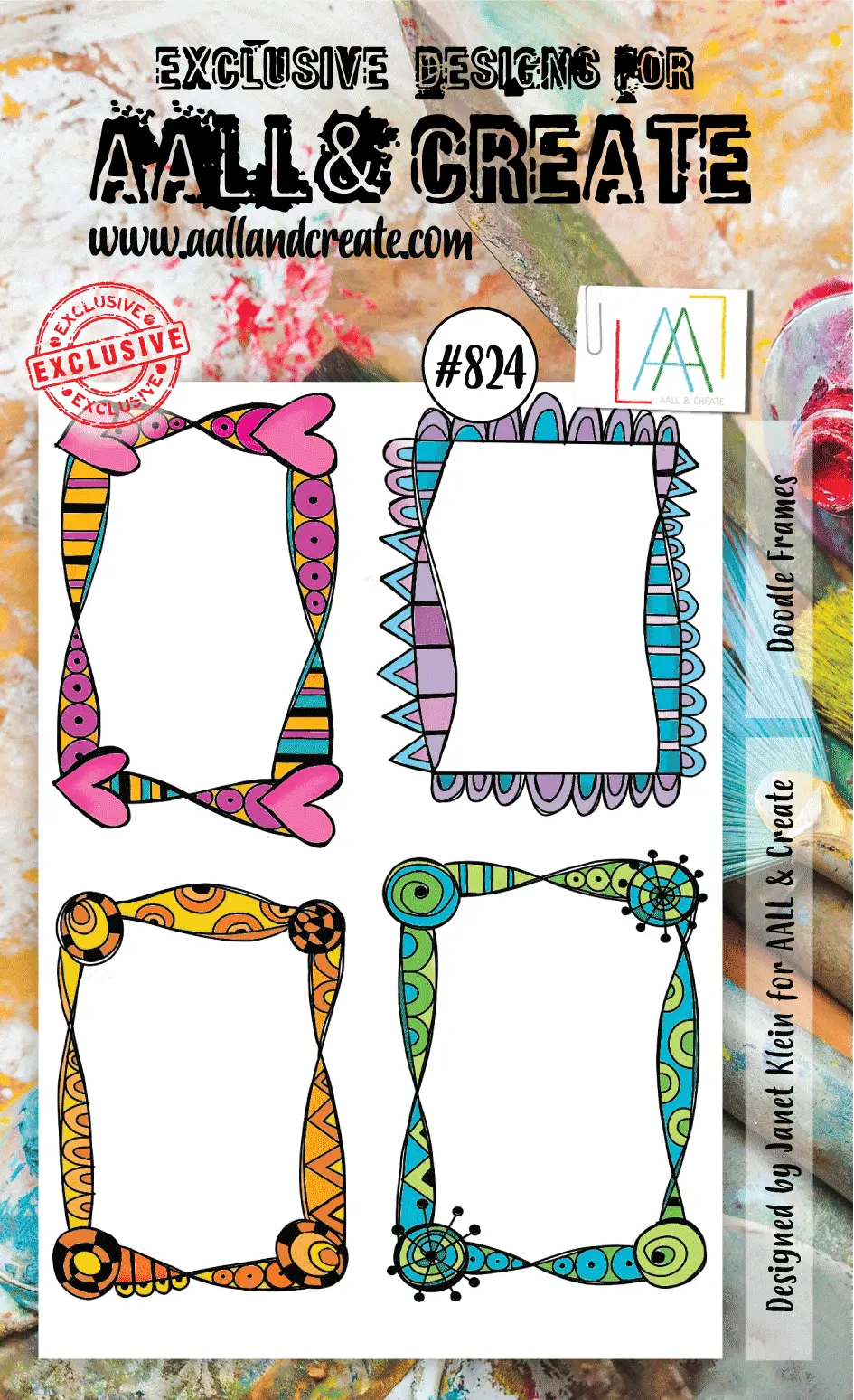 Aall And Create Stamp Set - 824 - Doodle Frame 1