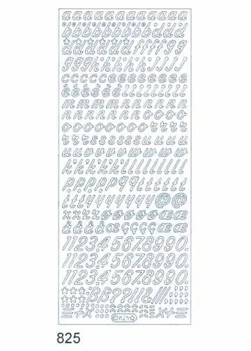 Deco Stickers - Alphabet 1